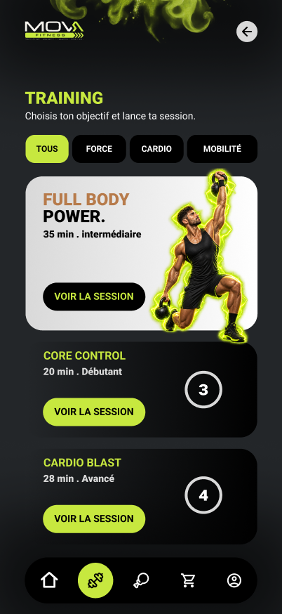 MOVA Fitness Mobile