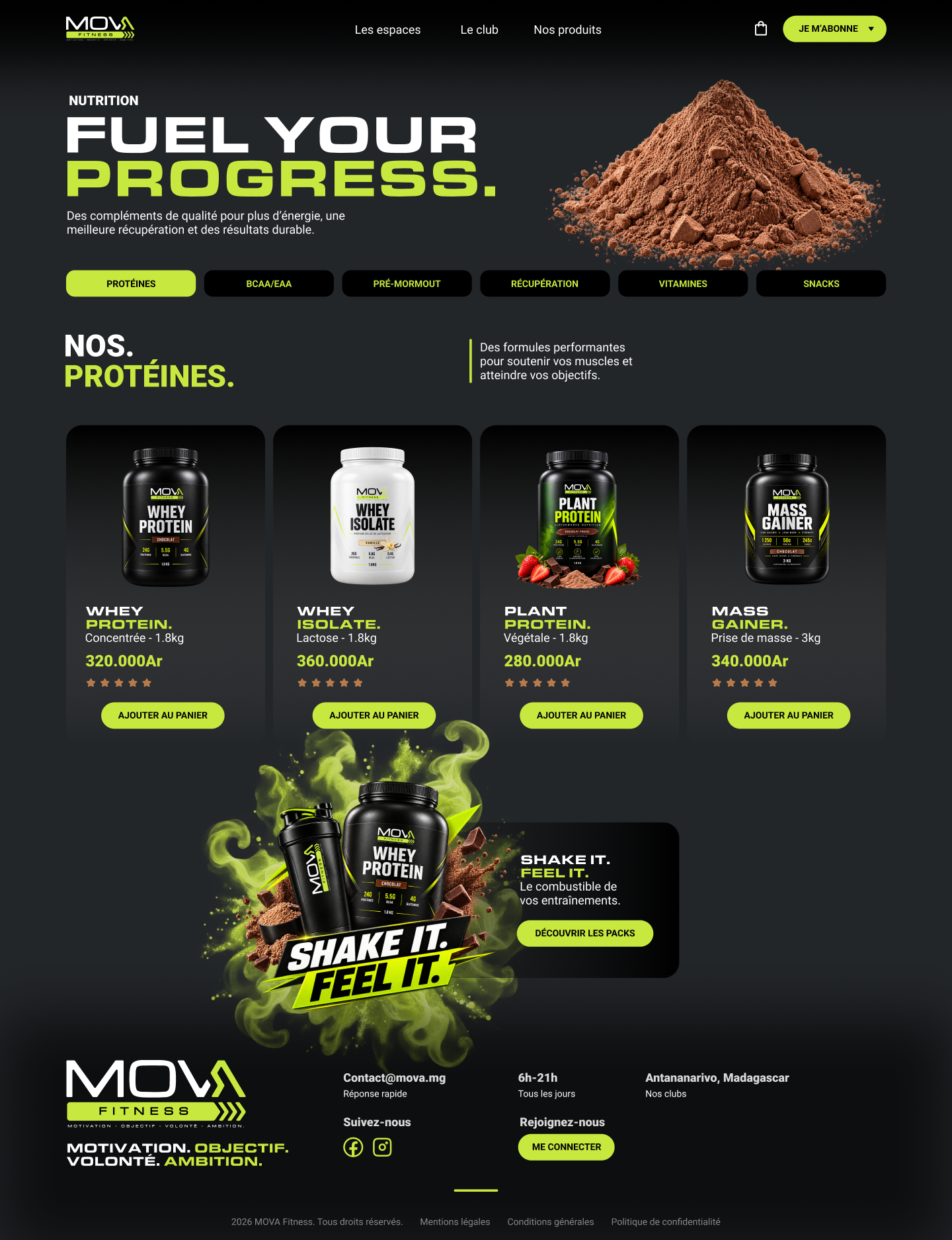 MOVA Fitness Web