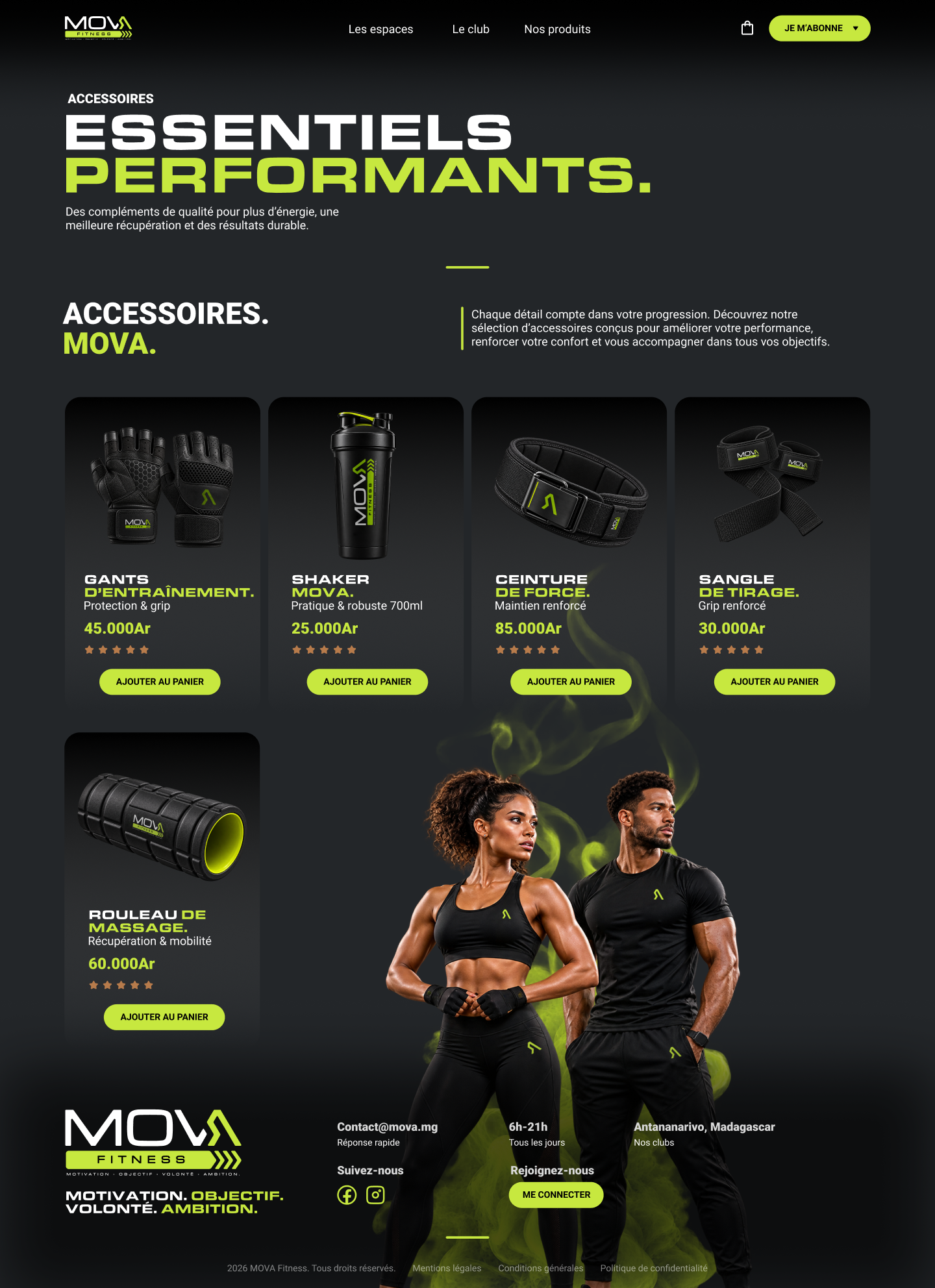 MOVA Fitness Web